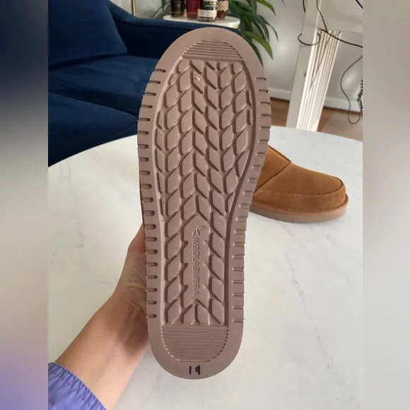 Koolaburra by UGG Graisen Men’s Suede Slippers in Chestnut Brown Size 10 NEW - Picture 4 of 8